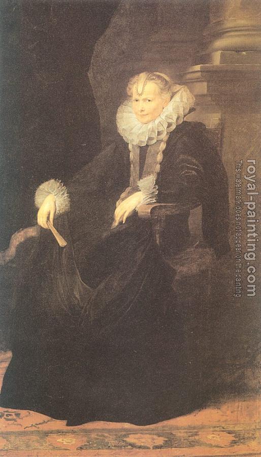 Anthony Van Dyck : Portrait of a Genovese Lady